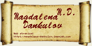 Magdalena Dankulov vizit kartica